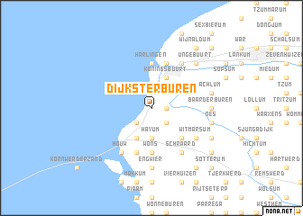 map of Dijksterburen