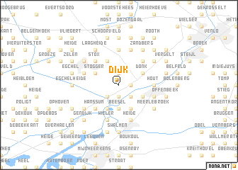 map of Dijk