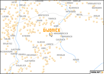 map of Dijonice