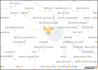 map of Dijon