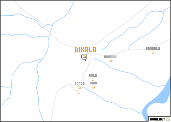 map of Dikala