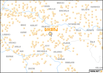 map of Dikanj