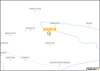 map of Dikaya