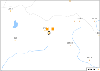 map of Dika