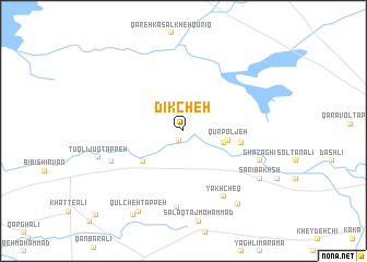 map of Dīkcheh