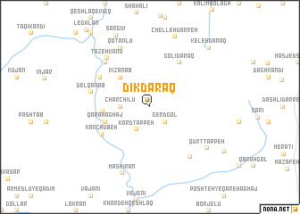 map of Dīkdaraq