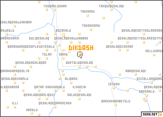 map of Dīkdāsh
