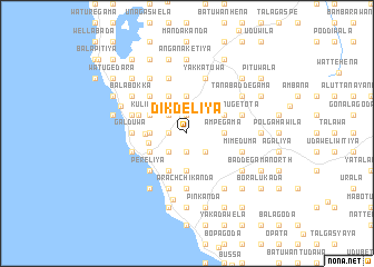 map of Dikdeliya