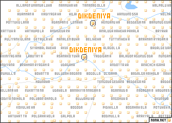 map of Dikdeniya