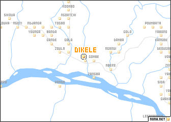 map of Dikélé