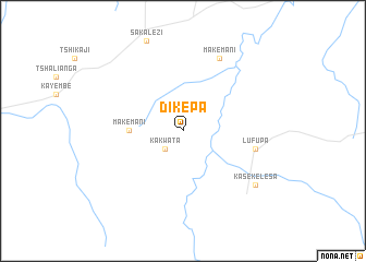 map of Dikepa