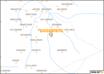 map of Dikgwaneng