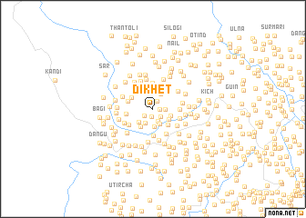 map of Dikhet