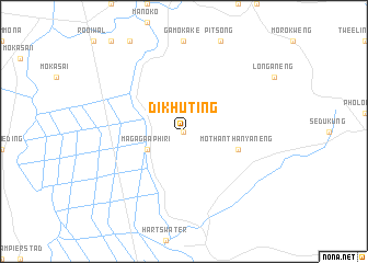 map of Dikhuting
