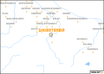 map of Dikiamtambip