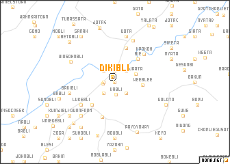 map of Dikibli