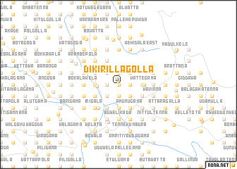 map of Dikirillagolla