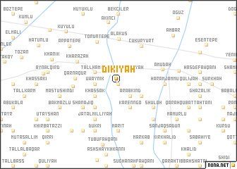 map of Dīkīyah