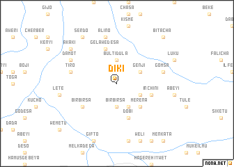 map of Dīkī