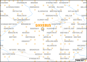 map of Dikkebus