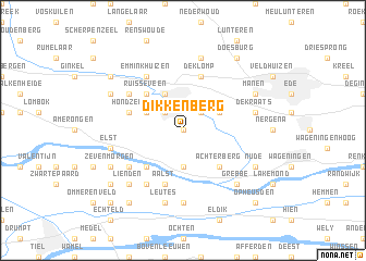 map of Dikkenberg