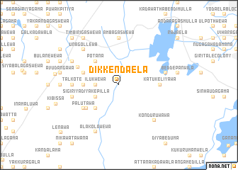 map of Dikkenda-ela