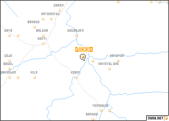 map of Dikko