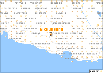 map of Dikkumbura