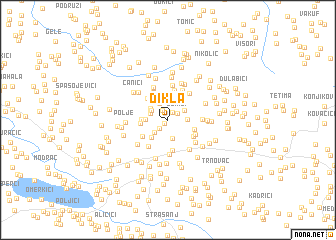 map of Dikla