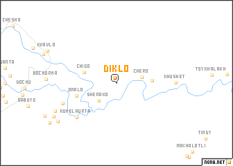 map of Diklo