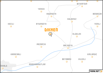map of Dikmen