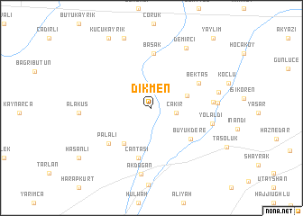 map of Dikmen