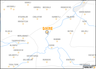 map of Dikme