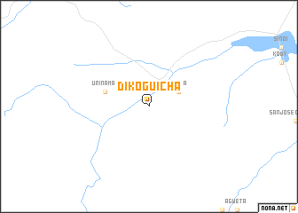 map of Dikoguicha