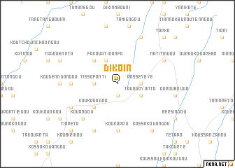map of Dikoin