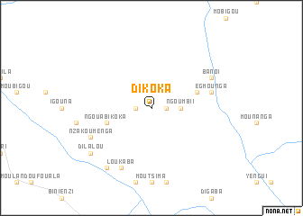 map of Dikoka