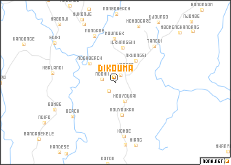 map of Dikouma