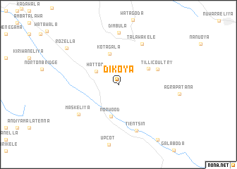 map of Dikoya