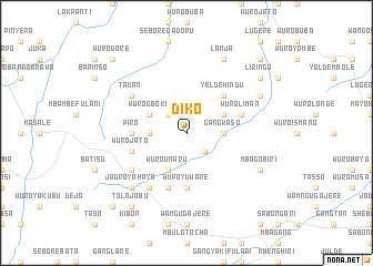 map of Diko