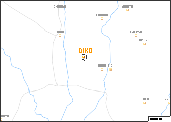 map of Dīko