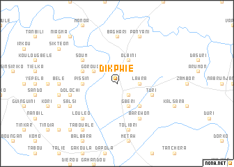 map of Dikpwie