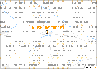 map of Diksmuidsepoort