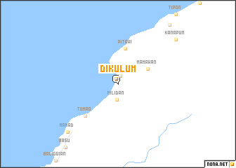 map of Dikulum