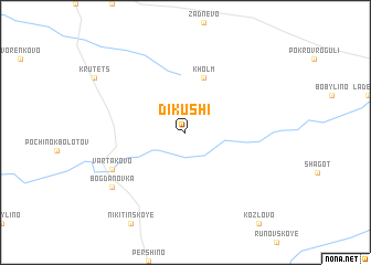 map of Dikushi