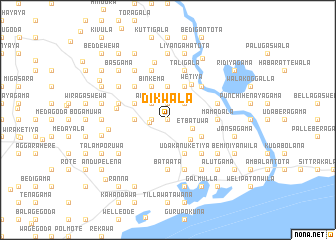 map of Dikwala