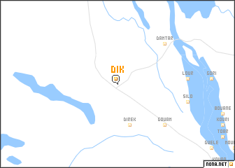 map of Dik