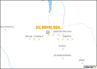 map of Dila‘ah Āl ʼAqīl