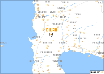 map of Dilao