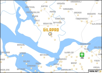 map of Dilapao