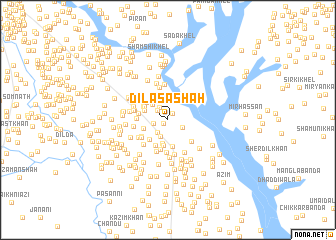 map of Dilāsa Shāh